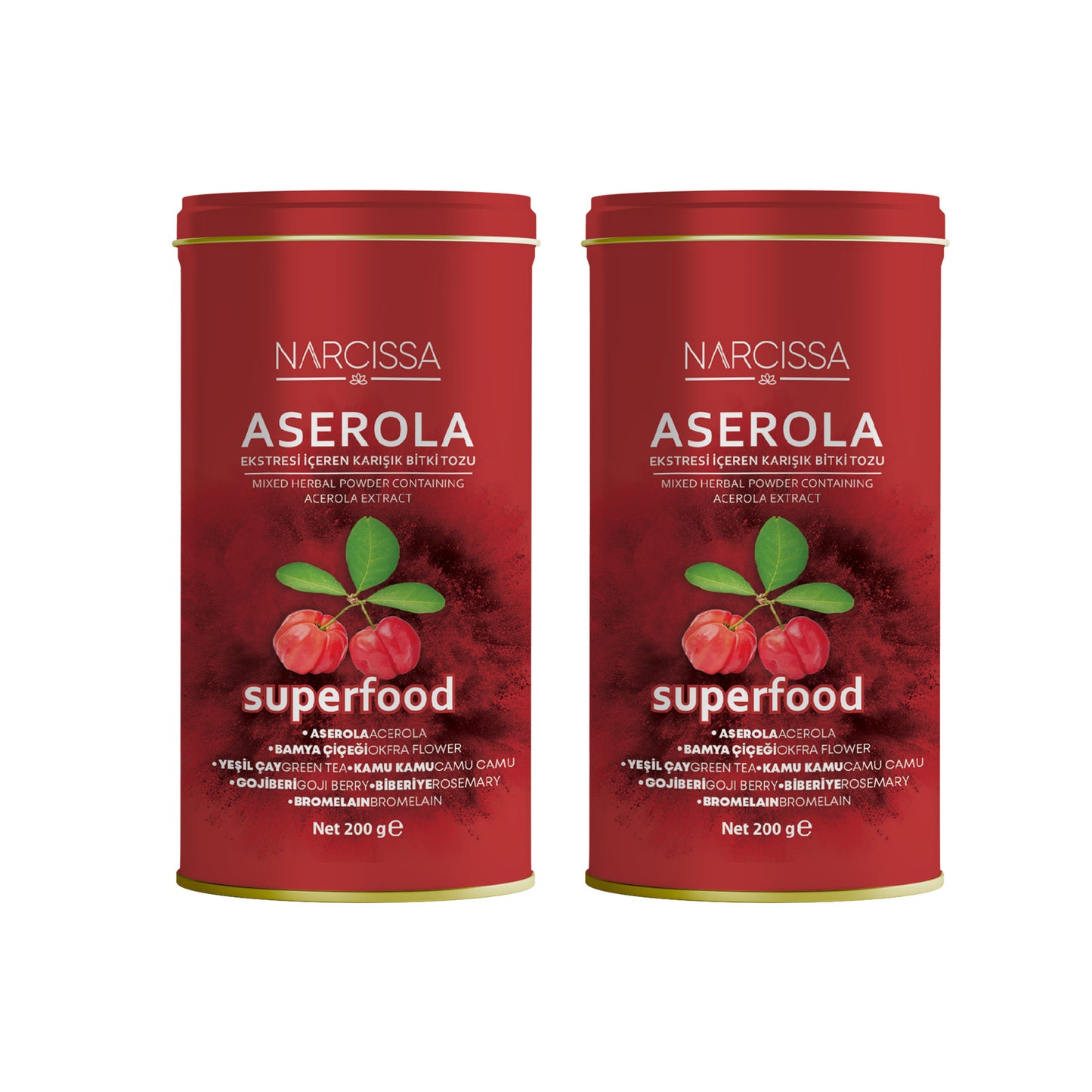 2 Boxes - Mixed Herb Powder with Narcissa Acerola Extract